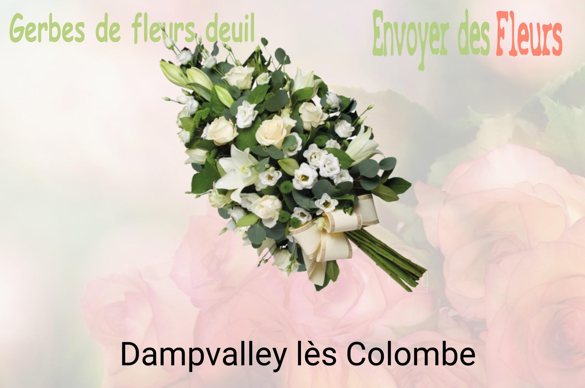 Gerbe de fleurs de deuil livrée à Dampvalley-lès-Colombe